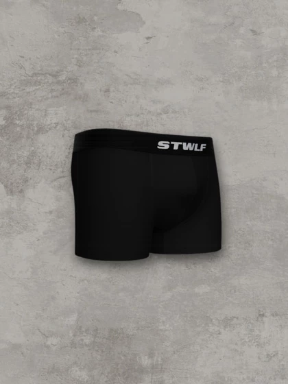 Мужские боксеры из кулирки STWLF, черный — STWLF