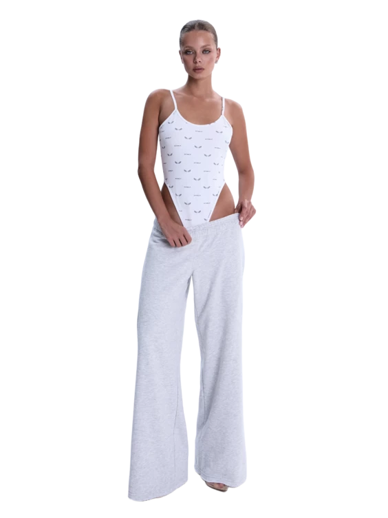 Спортивный костюм женский Woman Energy с белой вышивкой, меланж — STWLF, фото 1