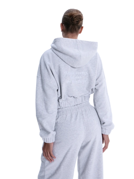 Спортивный костюм женский Woman Energy с белой вышивкой, меланж — STWLF, фото 6