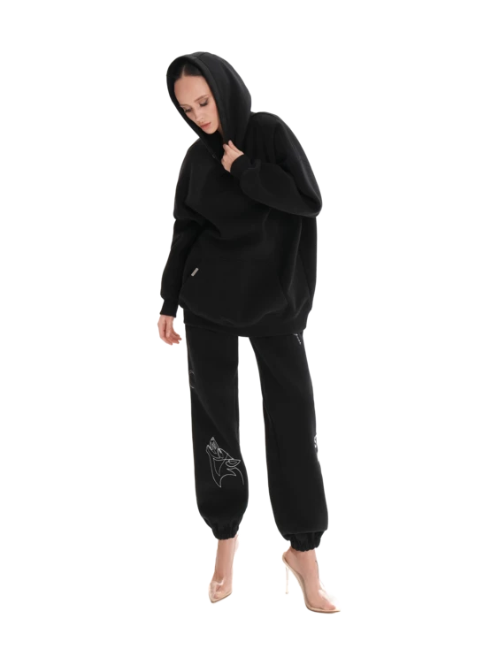 Спортивный костюм женский «Тату», чёрный — STWLF, фото 4