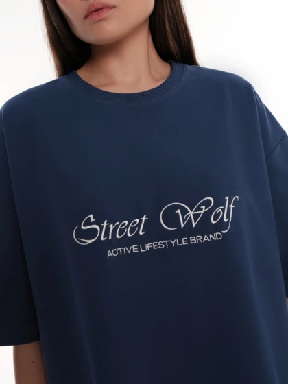 Футболка женская индиго — STWLF